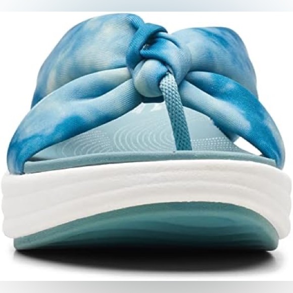 🖤🖤 Clarks Ladies Drift Ave CASUAL SANDAL, Teal Combi 8M - Picture 3 of 8